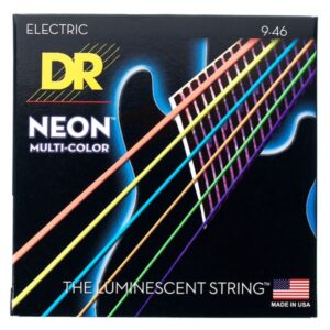 DR NEON Multi-Color Electric Guitar Strings – 9-46 (Helt nye)